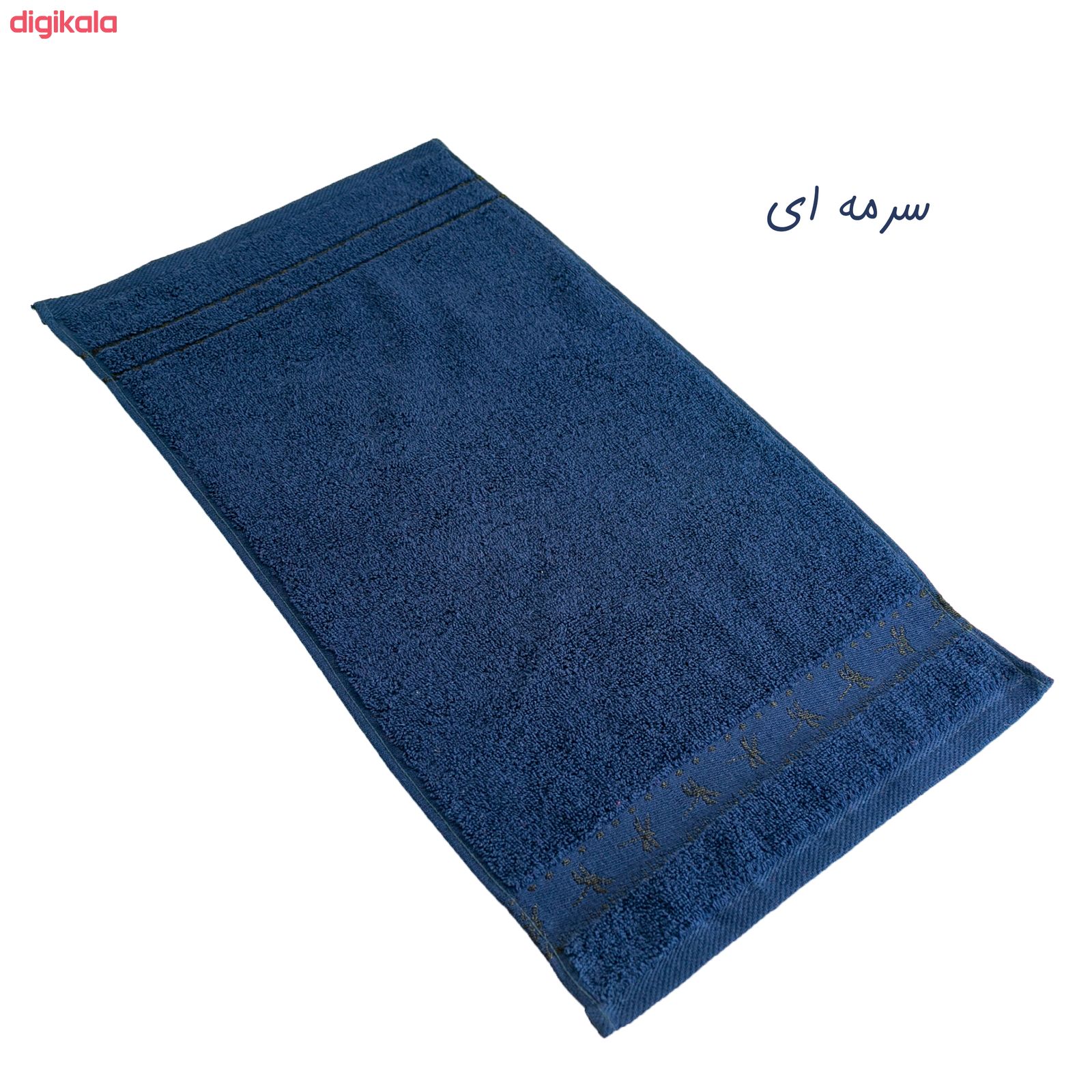 حوله دستی آذین بافت مدل تاج سایز 30x60 سانتی متر main 1 4