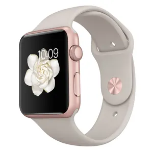 ساعت مچی هوشمند اپل واچ مدل 42mm Rose Gold Aluminum Case with Stone Sport Band