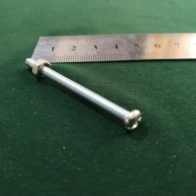 پیچ و مهره مدل PM4/52 مجموعه 16 عددی