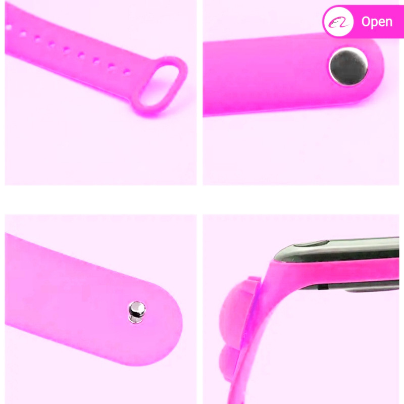 ساعت مچی دیجیتال بچگانه طرح خرس چشم بسته کد 04