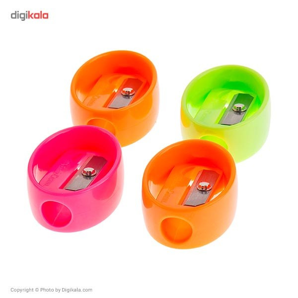 تراش فابر کاستل مدل بیضی - بسته 4 عددی