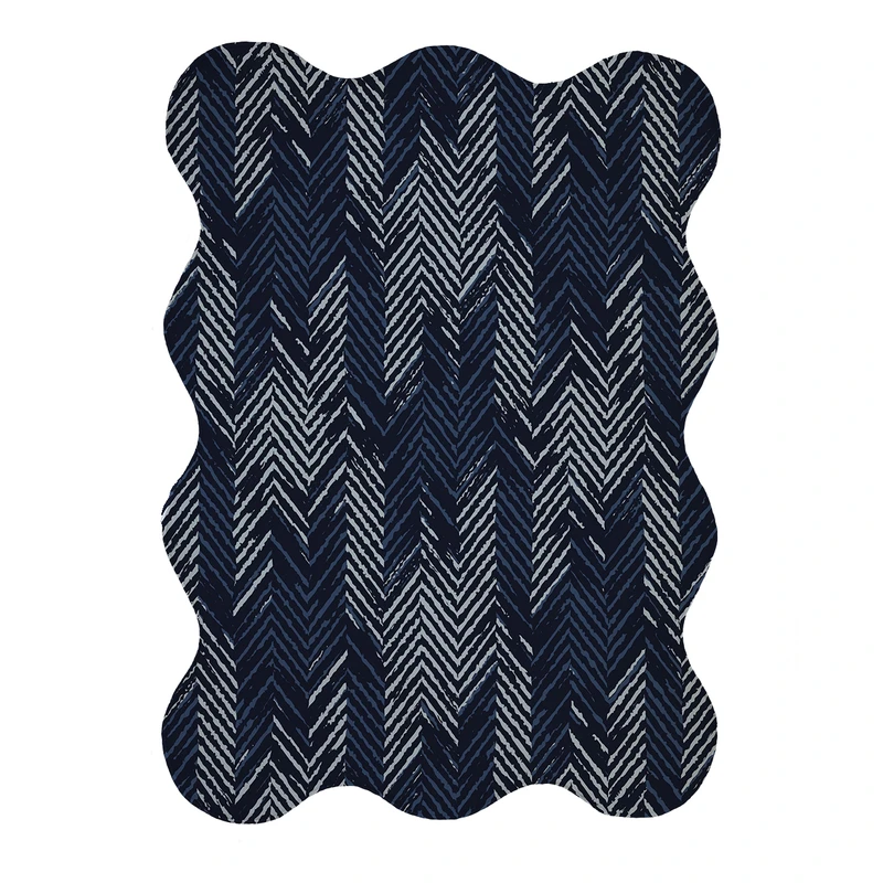 پادری مدل دالبر طرح کلاسیک کد 9273 سایز 80x110 سانتی متر 