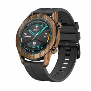 MAHOOT Light-Walnut-Wood Cover Sticker for Huawei Watch GT2 Smartwatch