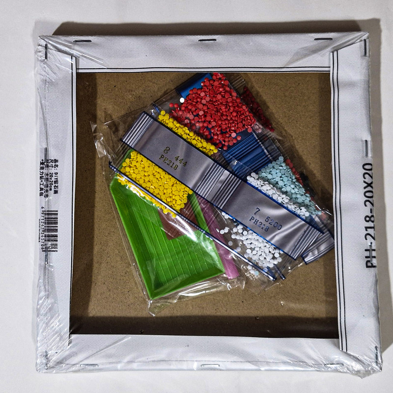 بازی آموزشی  مدل ساخت تابلو نقاشی الماسی طرح دیجیمون کد 218