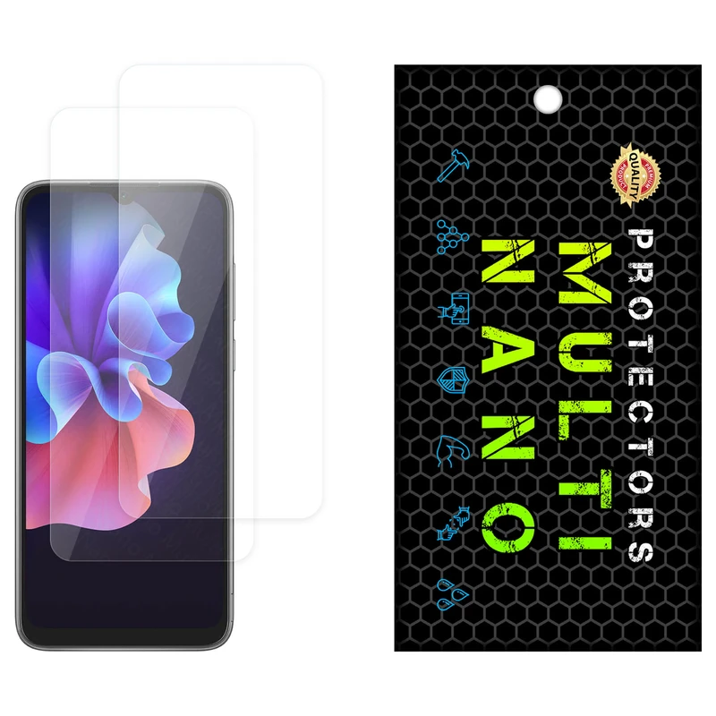 محافظ صفحه نمایش مولتی نانو مدل X-S2N مناسب برای گوشی موبایل بلک ویو A55 Pro بسته دو عددی