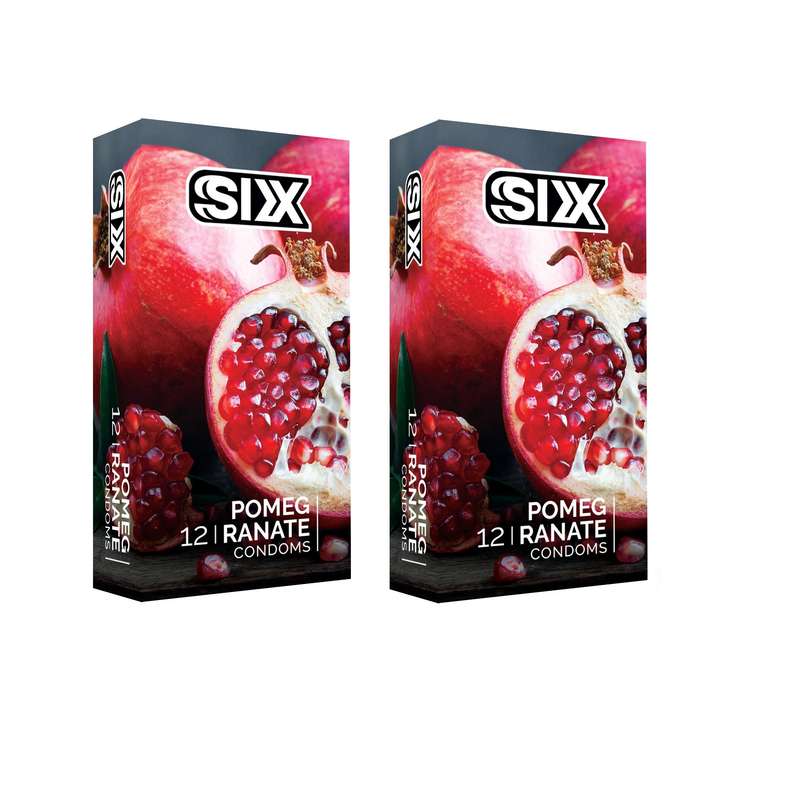 کاندوم سیکس مدل Pomegranate مجموعه 2 عددی