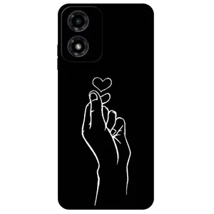 Megafone Heart 7769 Cover For Motorola Moto G04 4G