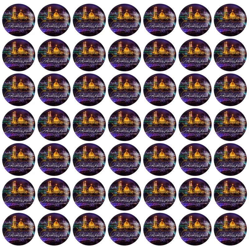 پیکسل خندالو مدل محرم و اربعین السلام علیک یا اباالفضل العباس کد 7617 بسته 49 عددی