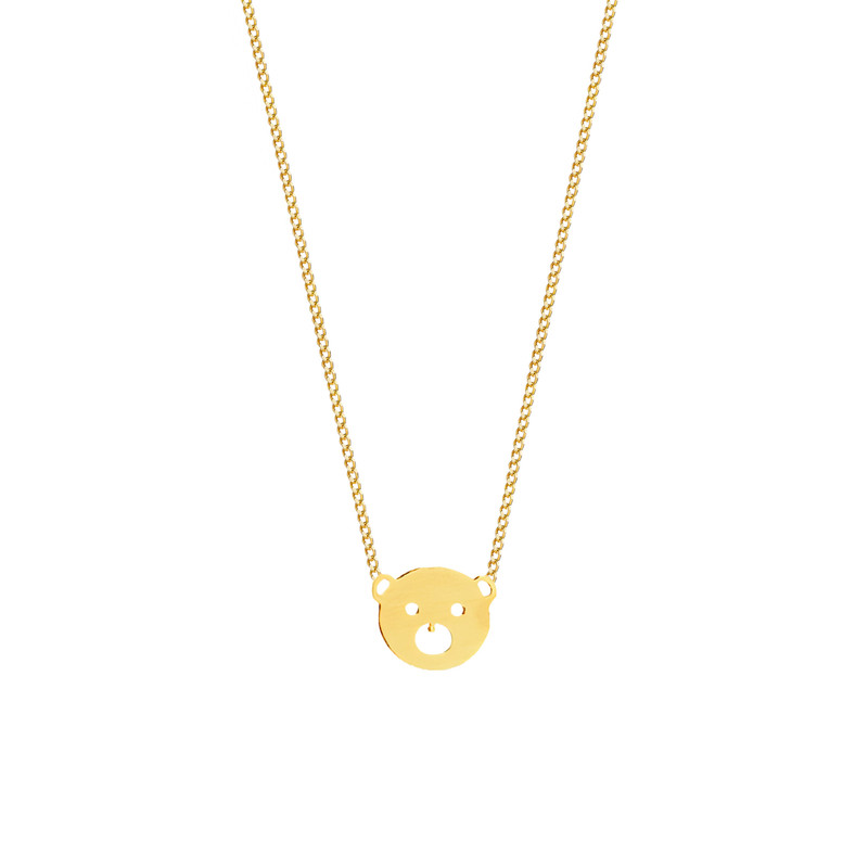 گردنبند طلا 18 عیار بچگانه ماوی گالری مدل کارتیه و کوالا گردنبند طلا 18 عیار بچگانه ماوی گالری مدل کارتیه و کوالا