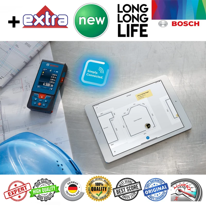 عکس شماره 10 : متر لیزری بوش مدل iso norm 16331-1 glm 150-27 c