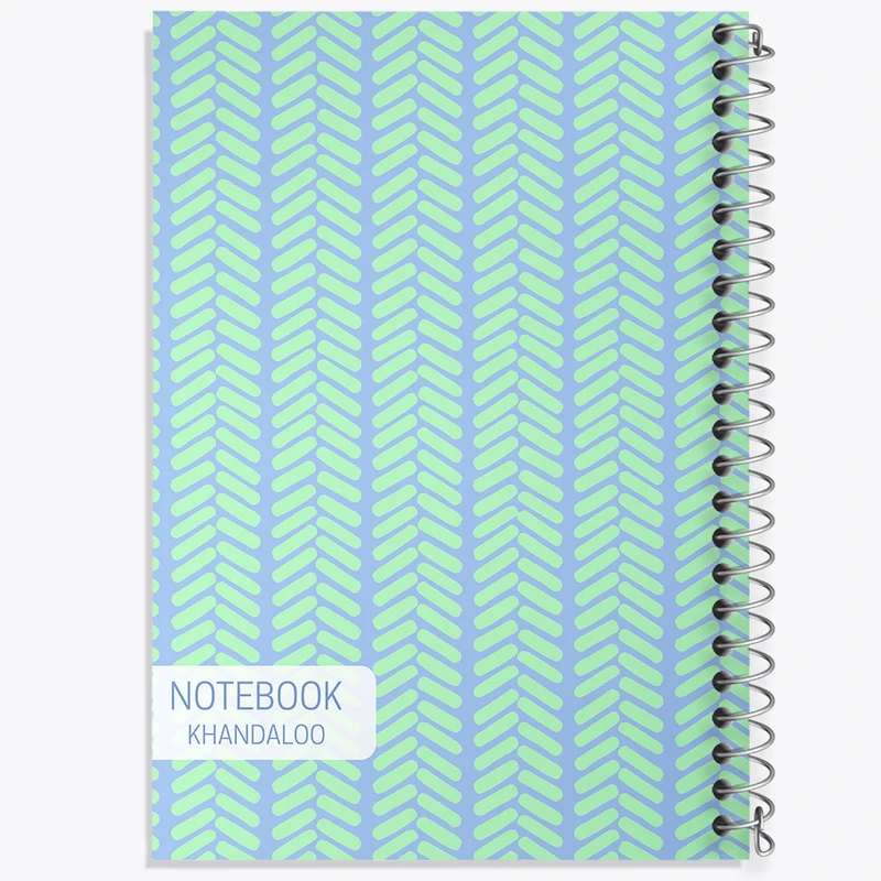 دفتر نت موسیقی 50 برگ خندالو مدل پترن فانتزی کد N639