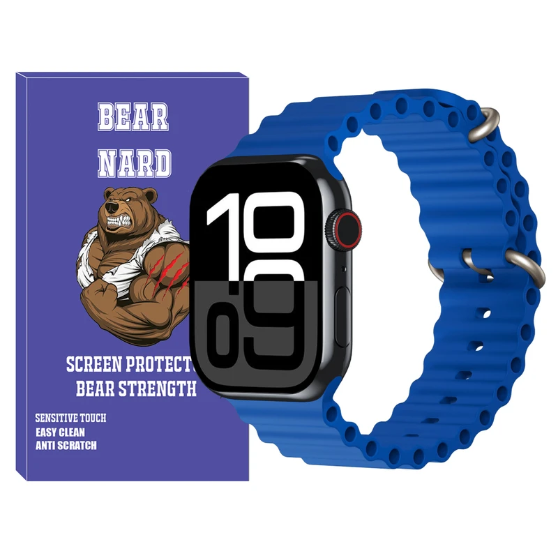 بند برنارد مدل Ocean BR مناسب برای اپل واچ سری 10 سایز 46 میلی متری