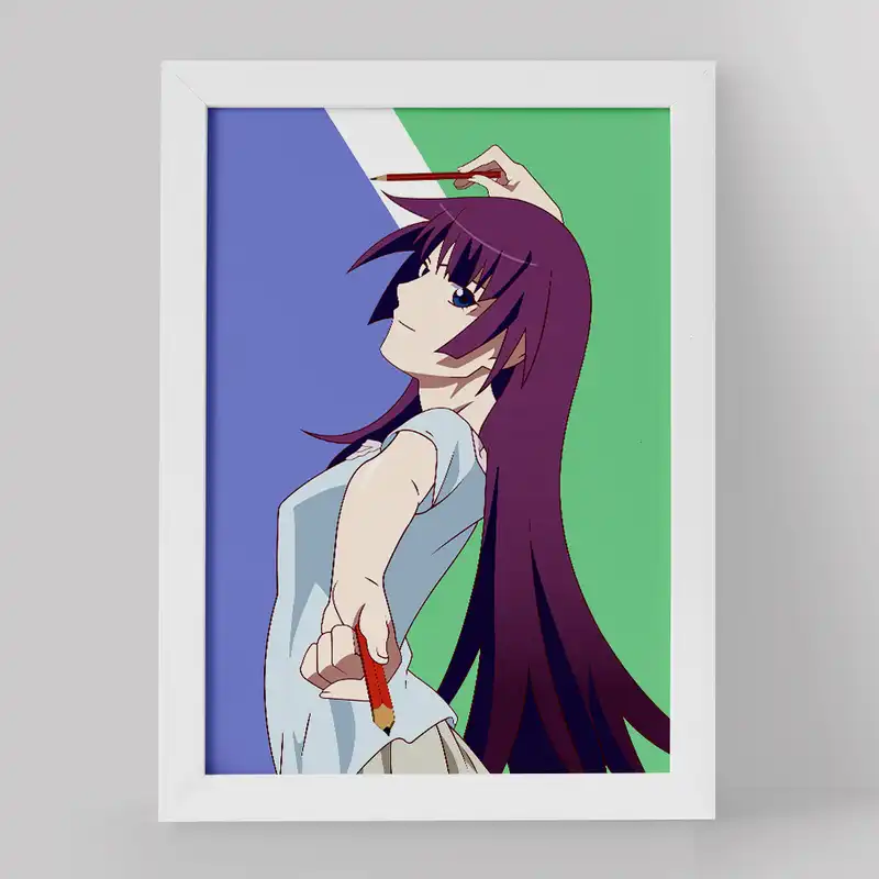 تابلو خندالو مدل سنجو گاهارا انیمه مونوگاتاری کد 16218