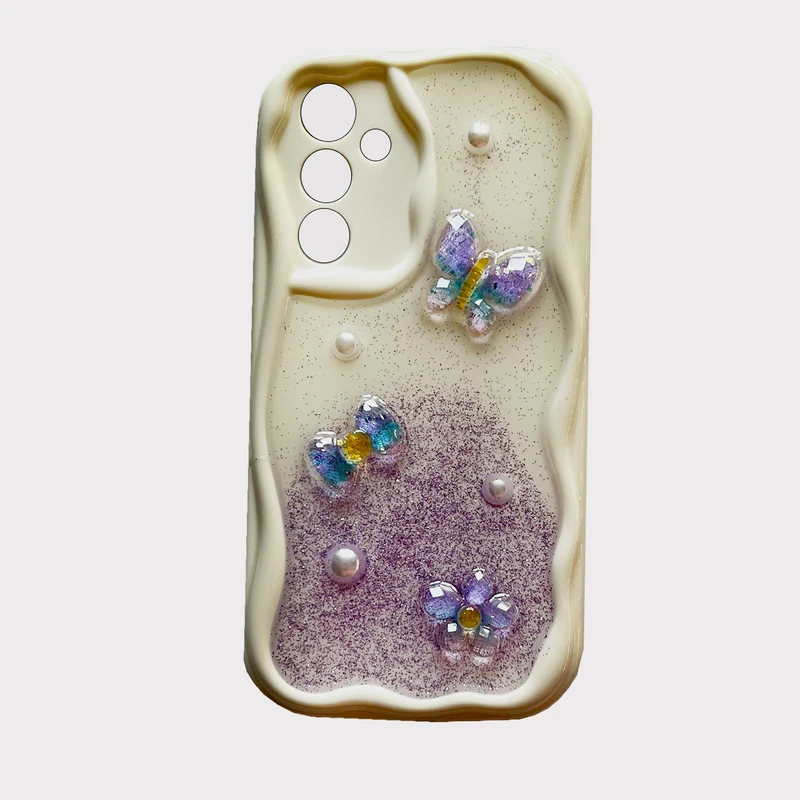 کاور طرح پروانه مدل BTFLY054 مناسب برای گوشی موبایل سامسونگ Galaxy A54 / A54 5G