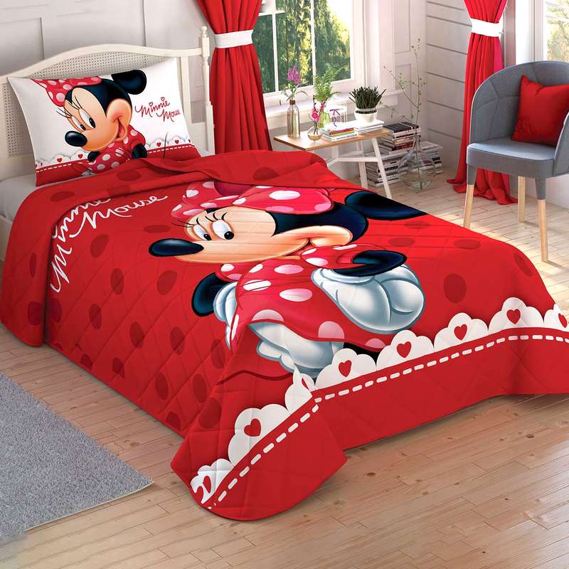 سرویس روتختی تاچ مدل Minnie mouse تک نفره 3 تکه