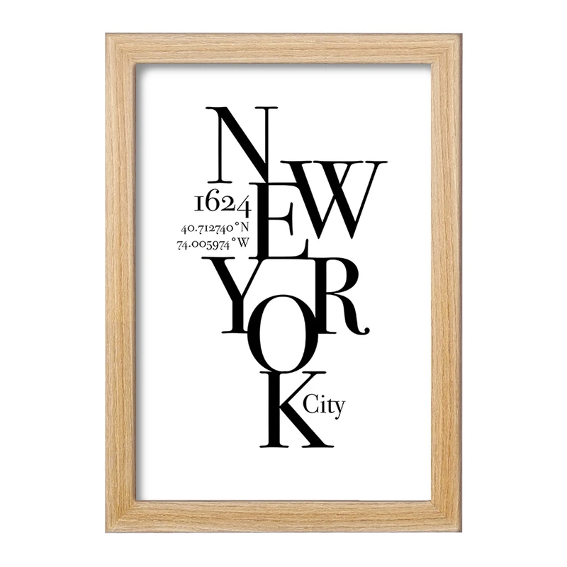 تابلو خندالو مدل نیویورک (New York) کد F5959