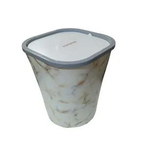سطل زباله رزگلد مدل مرمر