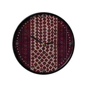 ساعت دیواری مدوپد طرح فرش بلوچ افشان لچک مدل C-balouch16