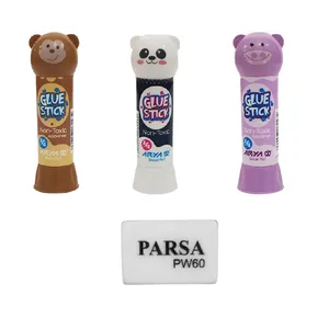 چسب ماتیکی کد 3 همراه پاک کن مجموعه 4 عددی