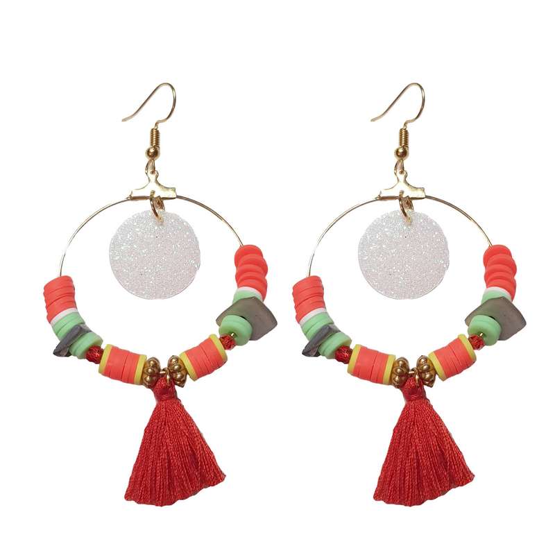 گوشواره زنانه ماه فام مدل پاستیل گوشواره زنانه ماه فام مدل پاستیل