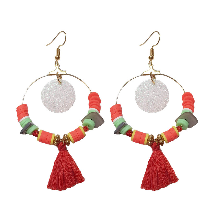 گوشواره زنانه ماه فام مدل پاستیل گوشواره زنانه ماه فام مدل پاستیل