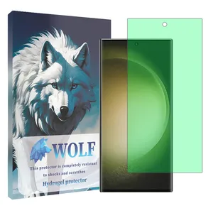 Wolf Tough model green light screen Protector Suitable for Samsung Galaxy S23 Ultra Mobile Phone