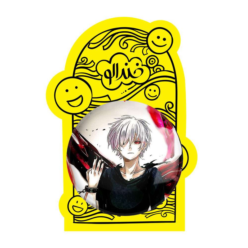 آینه جیبی خندالو طرح انیمه توکیو غول کد 4905