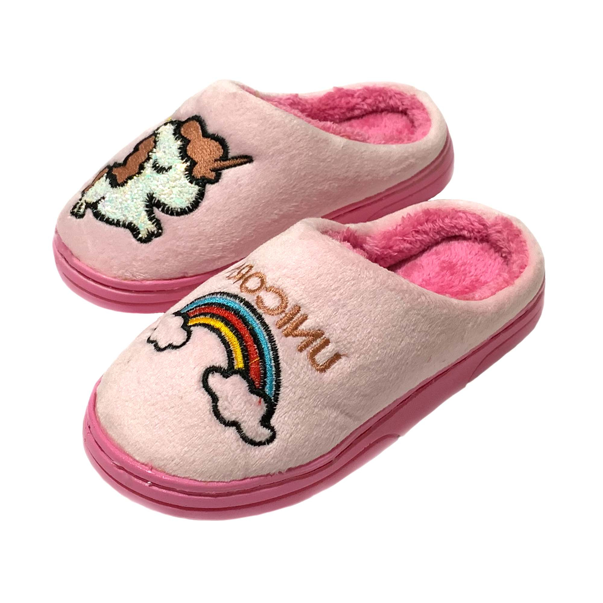 دمپایی حوله ای بچگانه مدل Unicorn کد RS-PK-137