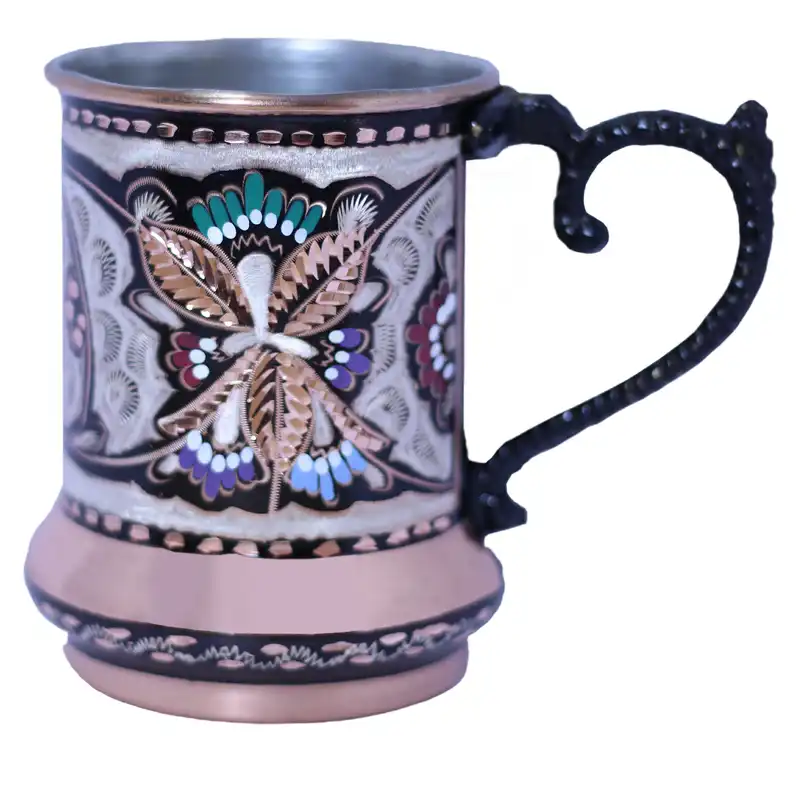 لیوان مسی مدل دسته دار کد 043