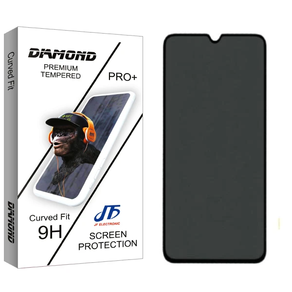 محافظ صفحه نمایش حریم شخصی جی اف مدل Diamond مناسب برای گوشی موبایل شیائومی Redmi 12C