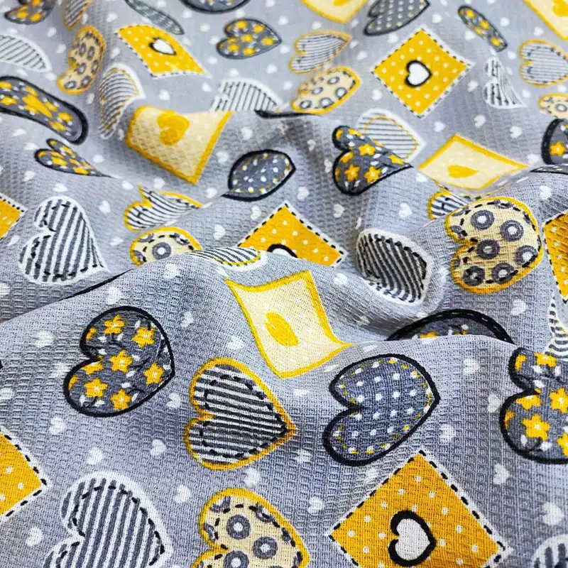 پارچه آشپزخانه طرح قلبی مدل Y