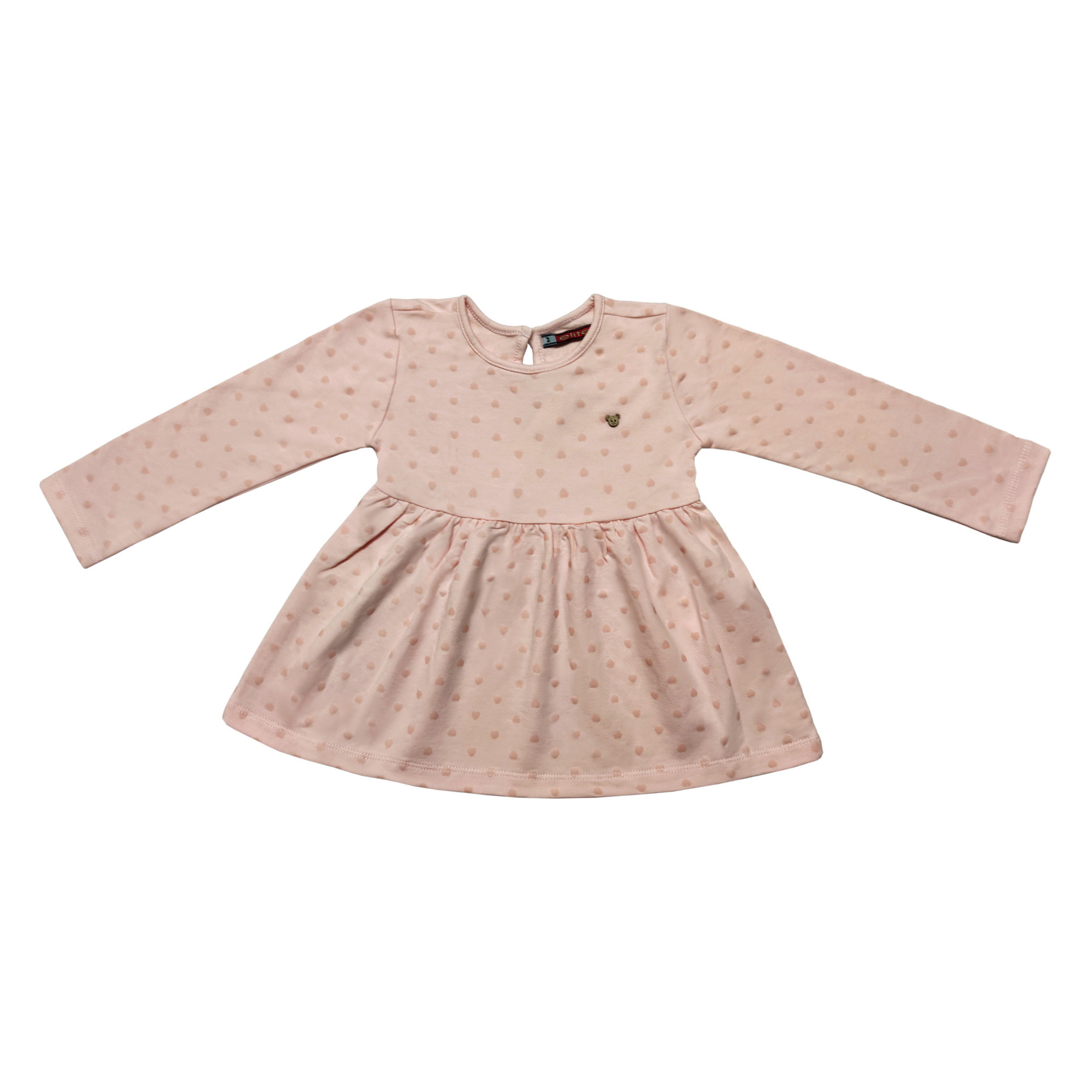 پيراهن دخترانه اليت مدل قلبي كد 2-714