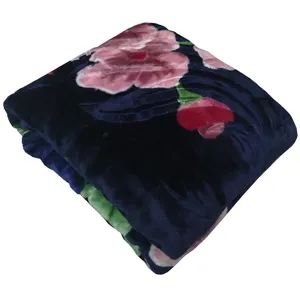  پتو نرمینه بافت مدل نگین کد N-12025 سایز 215×155 سانتی متر 