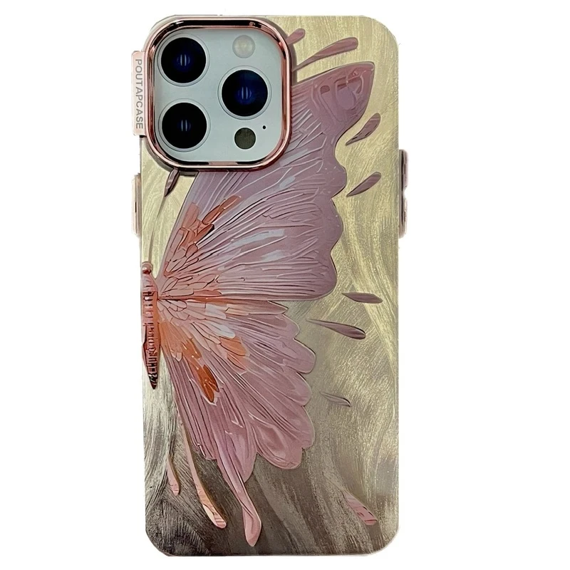 کاور طرح پروانه مناسب برای گوشی موبایل اپل iphone 12 / 12 pro