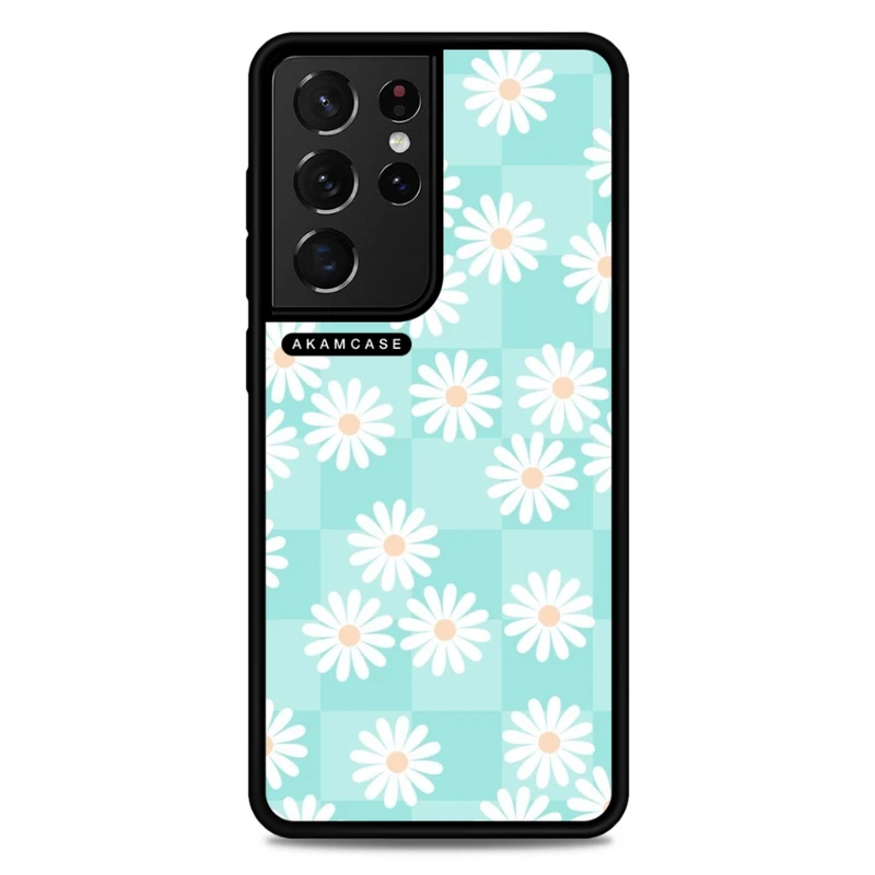 کاور آکام مدل AMCWSGS21U-FLOWERS10 مناسب برای گوشی موبایل سامسونگ Galaxy S21 Ultra