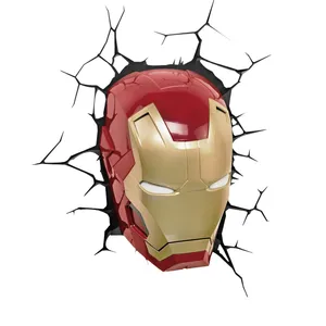 3D Light FX Iron Man Face Wall Lamp