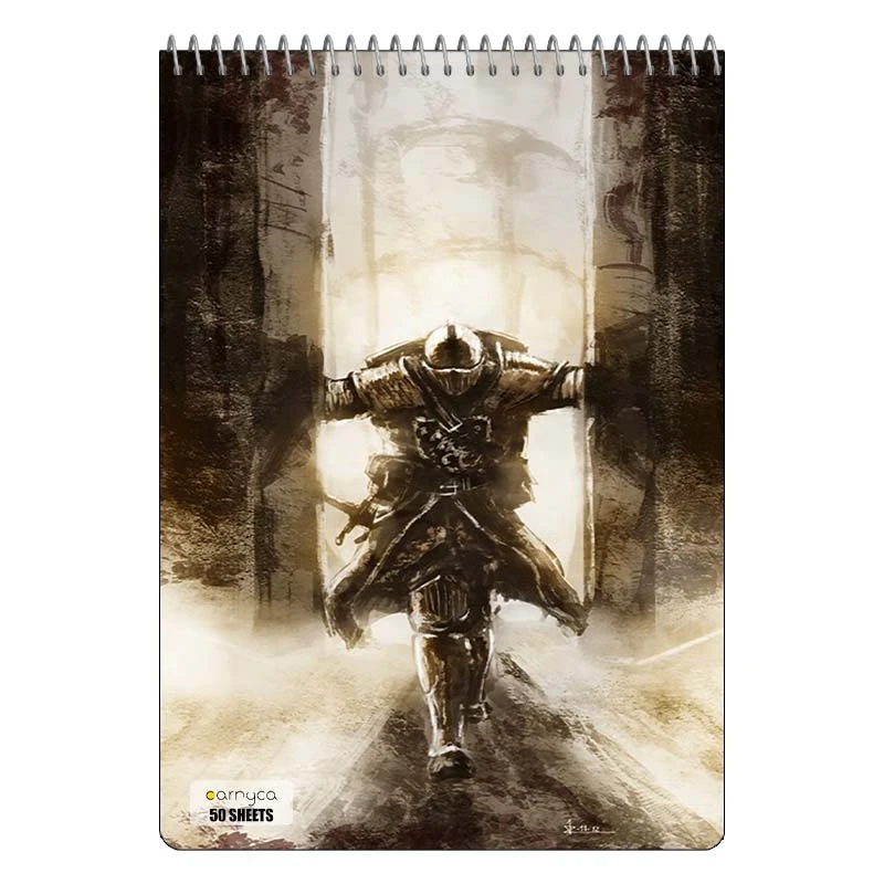 دفتر نقاشی 50 برگ سیمی کارنیکا طرح Dark Souls کد 51695