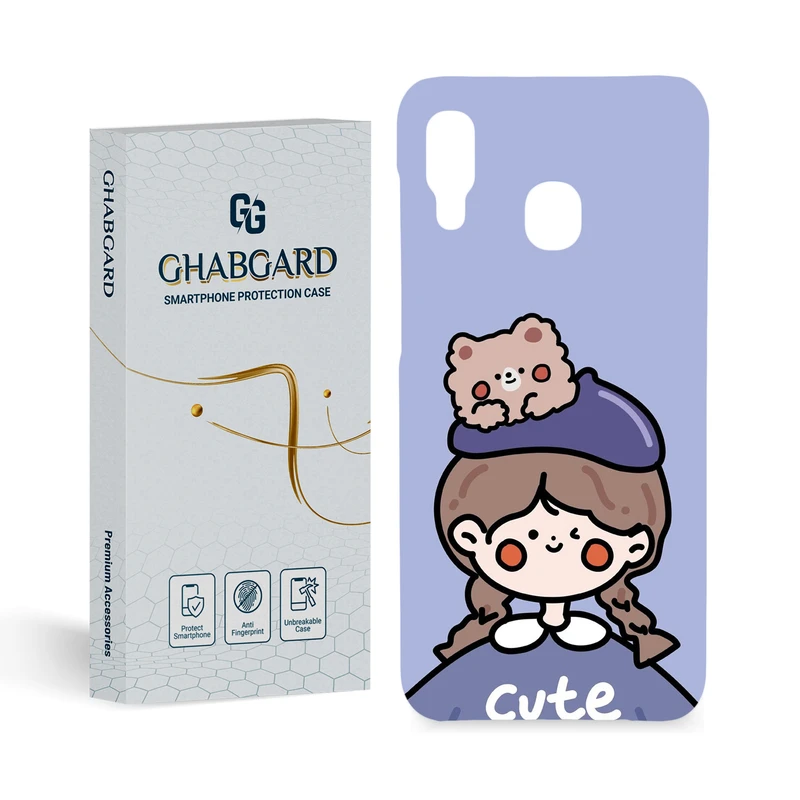      کاور قاب گارد مدل دخترانه  مناسب برای گوشی موبایل سامسونگ galaxy A20 / A30