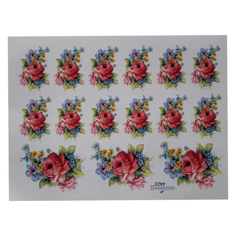 برچسب ترنسفر مدل رز ماتیکی 1