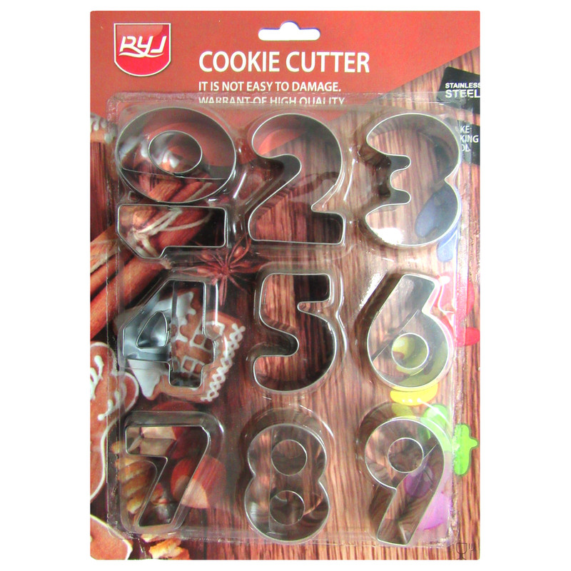 کاتر شیرینی پزی مدل Cookie Cutter مجموعه 10 عددی