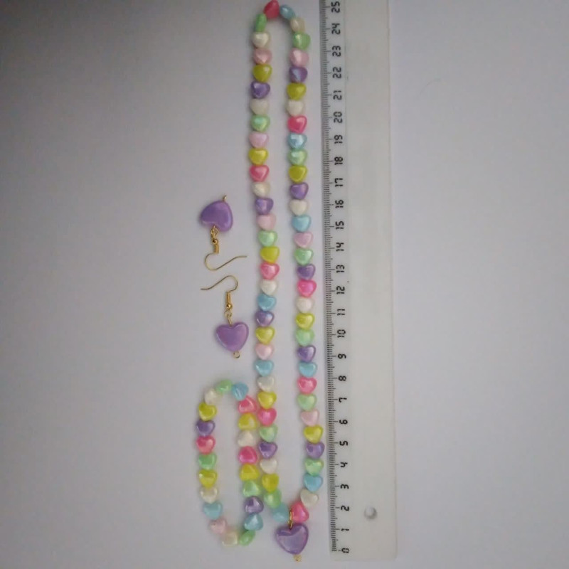 نیم ست دخترانه مدل قلب شاین کد m0269