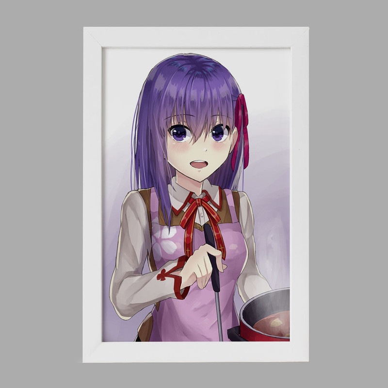 تابلو خندالو مدل ساکورا انیمه فیت استی نایت Fate Stay Night کد 22749