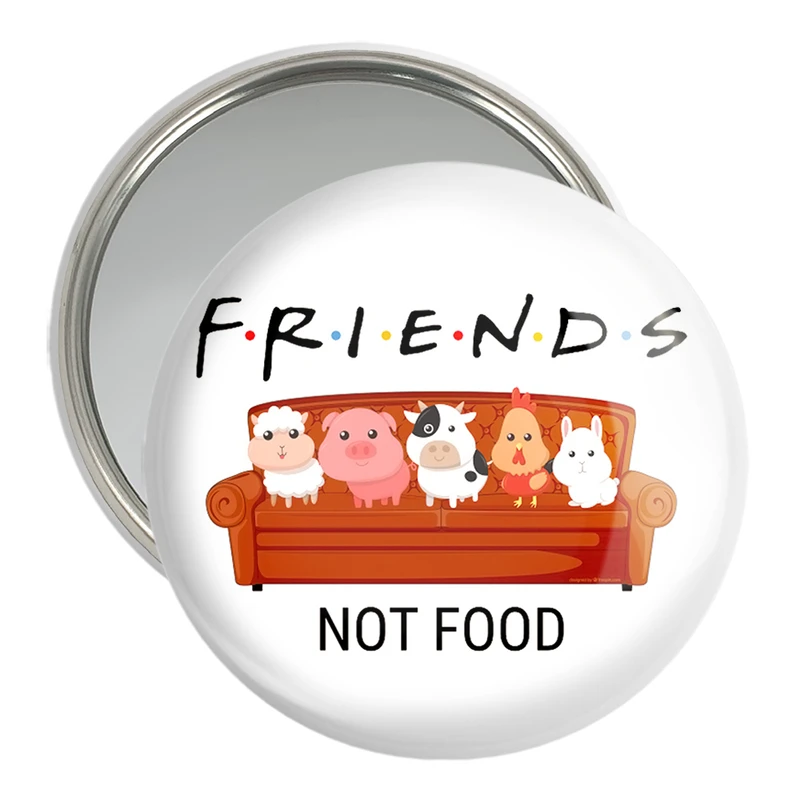 آینه جیبی خندالو مدل حمایت از حیوانات کد 27372