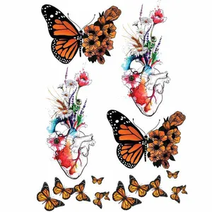 تتو موقت مدل Butterfly کد 027