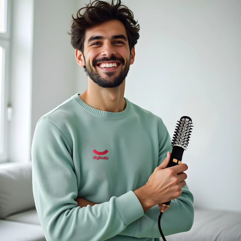 عکس شماره 4 : سشوار برس دار چرخشی دی اس پی مدل e_50001