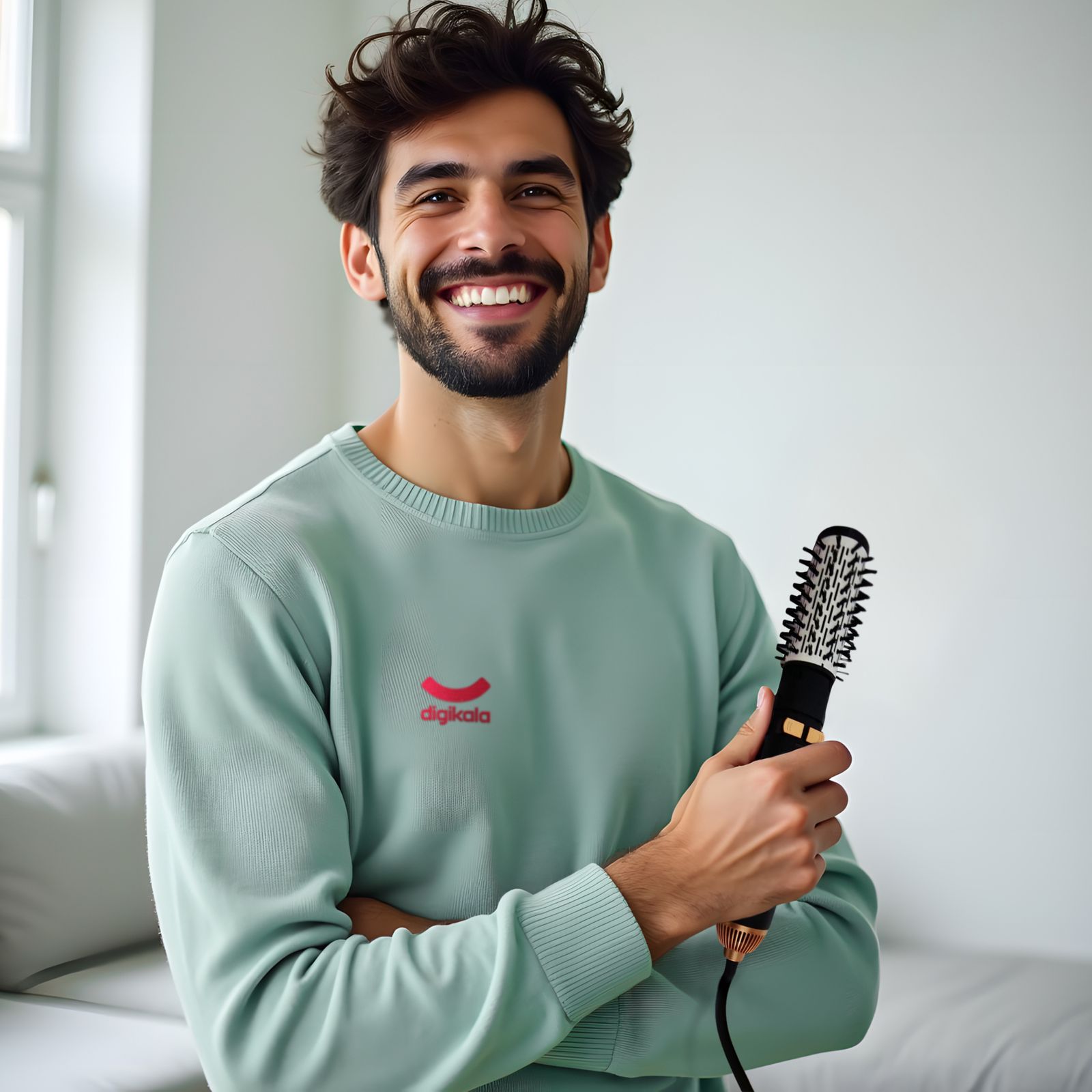 سشوار  برس دار چرخشی دی اس پی مدل E_50001 -  - 2