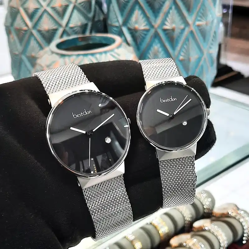 ست ساعت مچی عقربه ای زنانه و مردانه بستدون مدل BD99124G-B01-BD99124L-B01