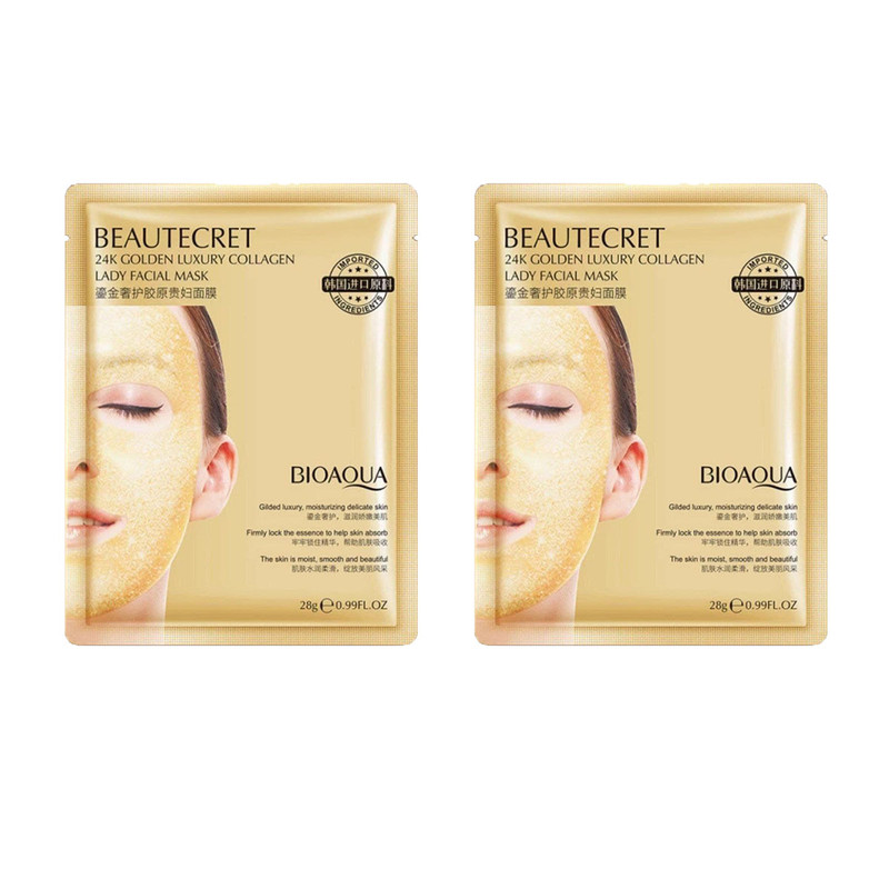 ماسک صورت بایو آکوا مدل NILY-BEAUTECRET وزن 28 گرم بسته 2 عددی