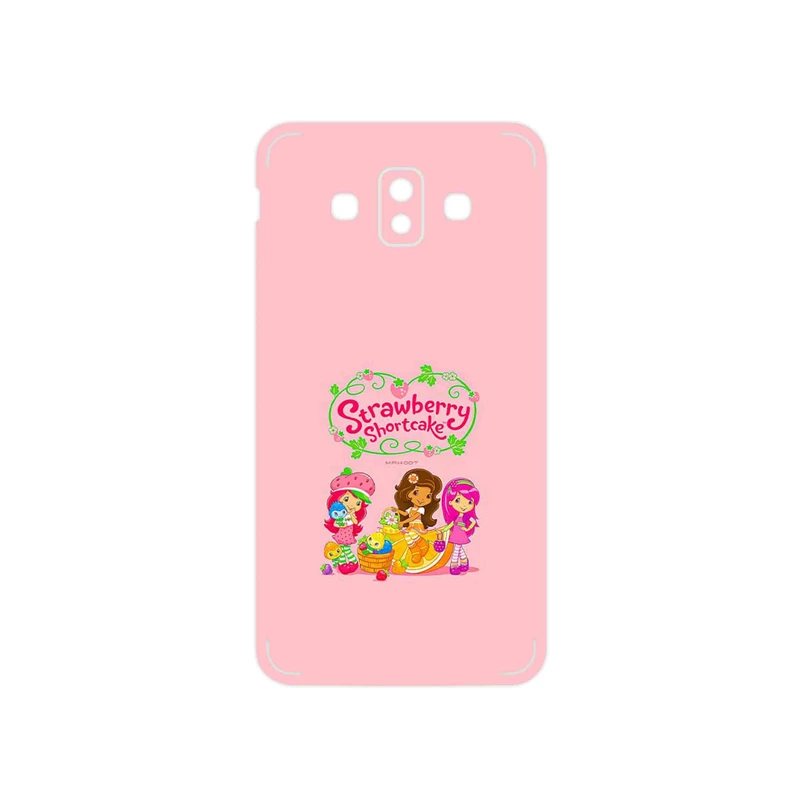 برچسب پوششی ماهوت مدل Strawberry Shortcake مناسب برای گوشی موبایل سامسونگ Galaxy J7 Duo