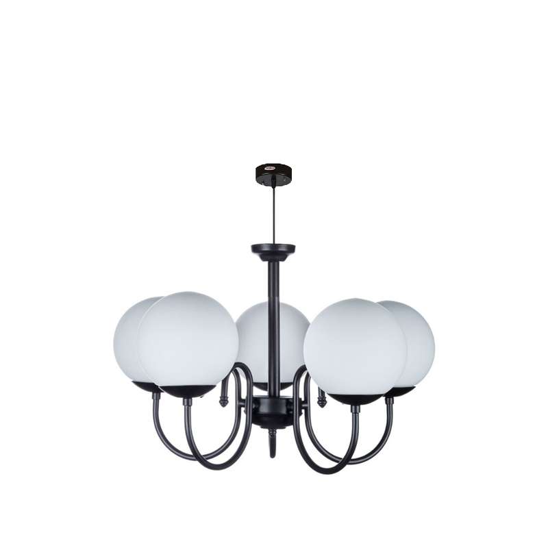  لوستر آویز پنج شعله چشمه نور کد A1202/5WT